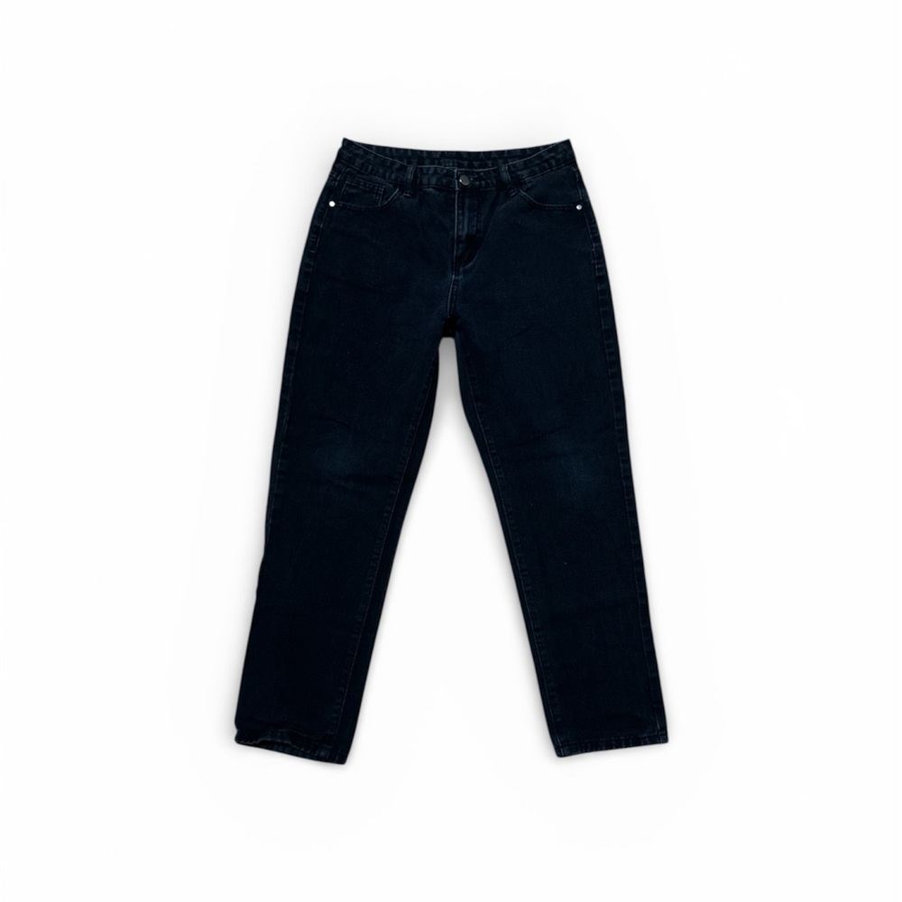 Classic Black Straight Leg Jeans
